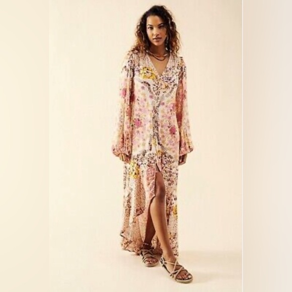 Free people- Marais Printed midi dress - Picture 4 of 5